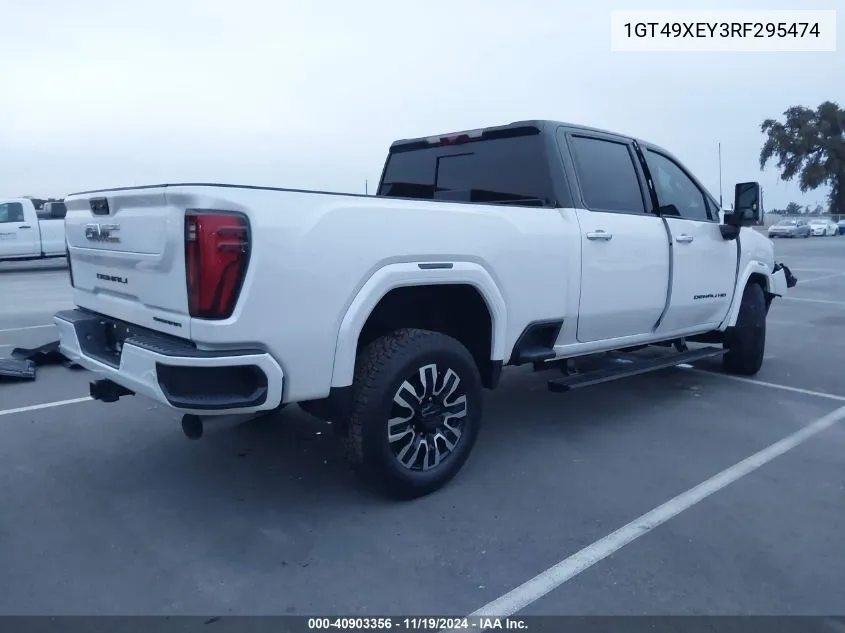 2024 GMC Sierra 2500Hd 4Wd Standard Bed Denali Ultimate VIN: 1GT49XEY3RF295474 Lot: 40903356