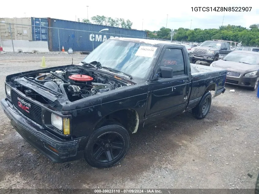 1GTCS14Z8N8522907 1992 GMC Sonoma