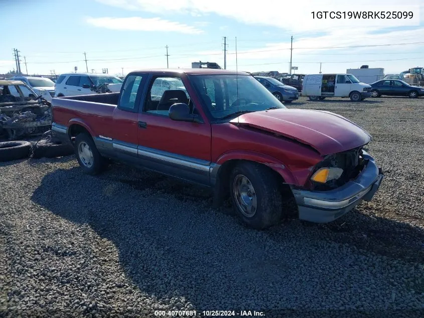 1GTCS19W8RK525099 1994 GMC Sonoma