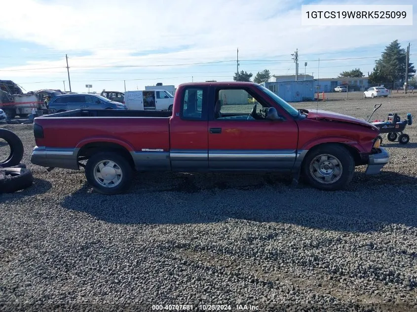 1GTCS19W8RK525099 1994 GMC Sonoma