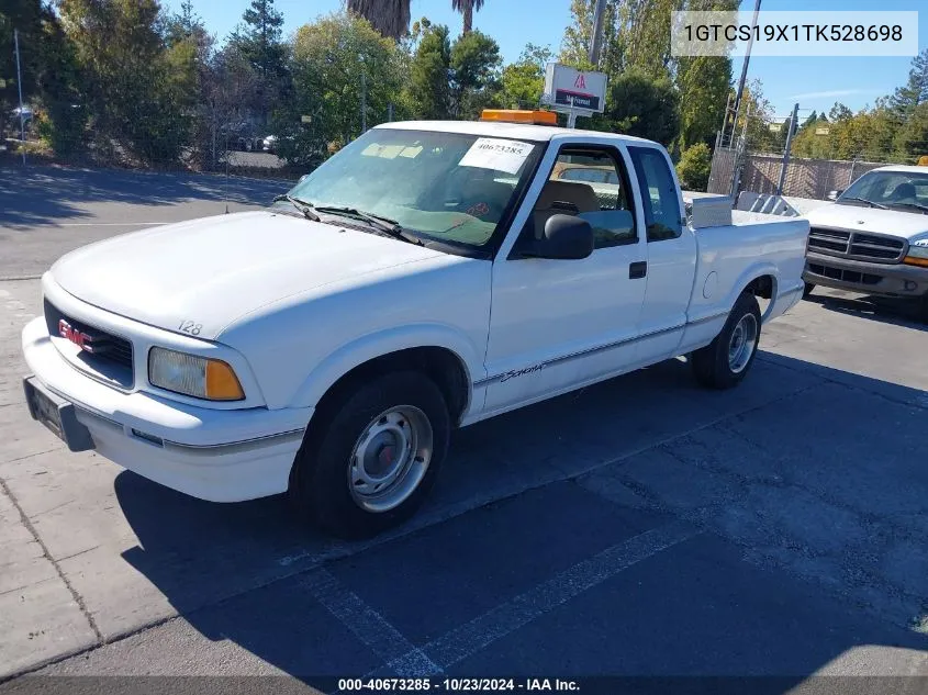 1996 GMC Sonoma VIN: 1GTCS19X1TK528698 Lot: 40673285