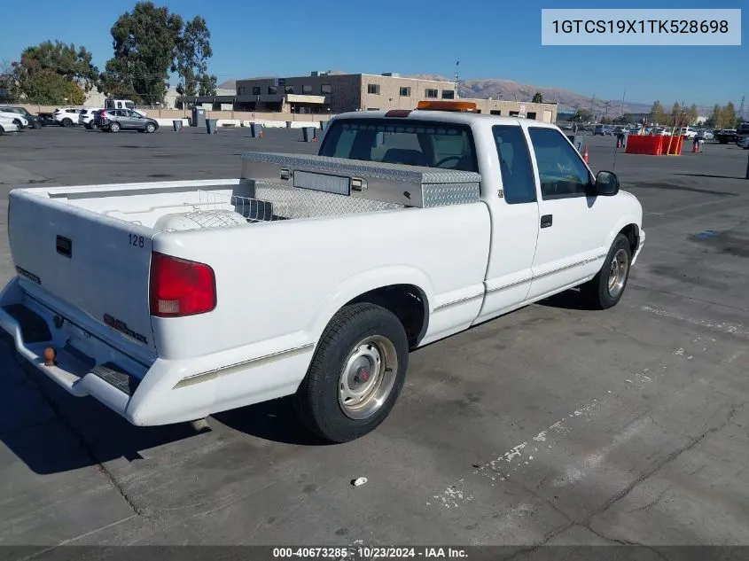 1996 GMC Sonoma VIN: 1GTCS19X1TK528698 Lot: 40673285