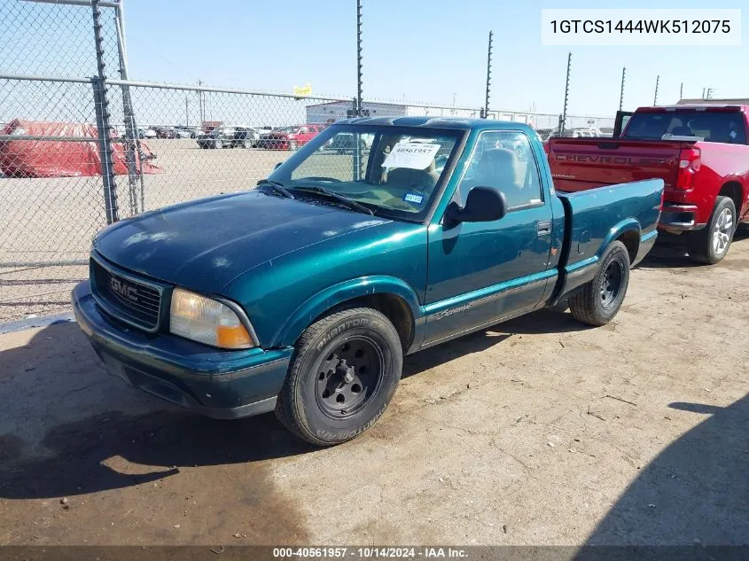 1GTCS1444WK512075 1998 GMC Sonoma Sls