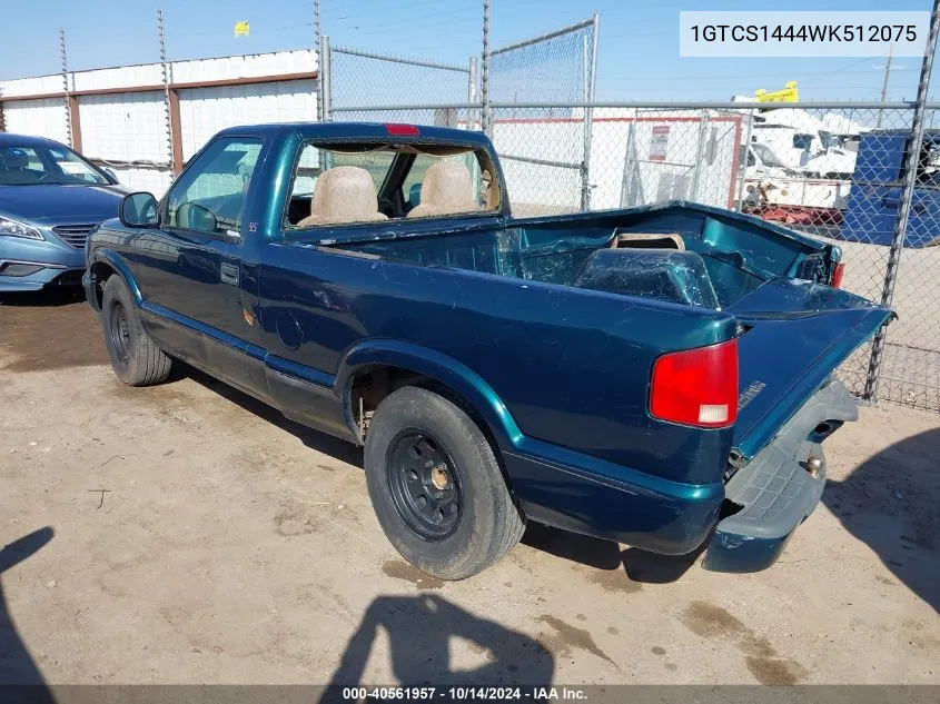 1GTCS1444WK512075 1998 GMC Sonoma Sls