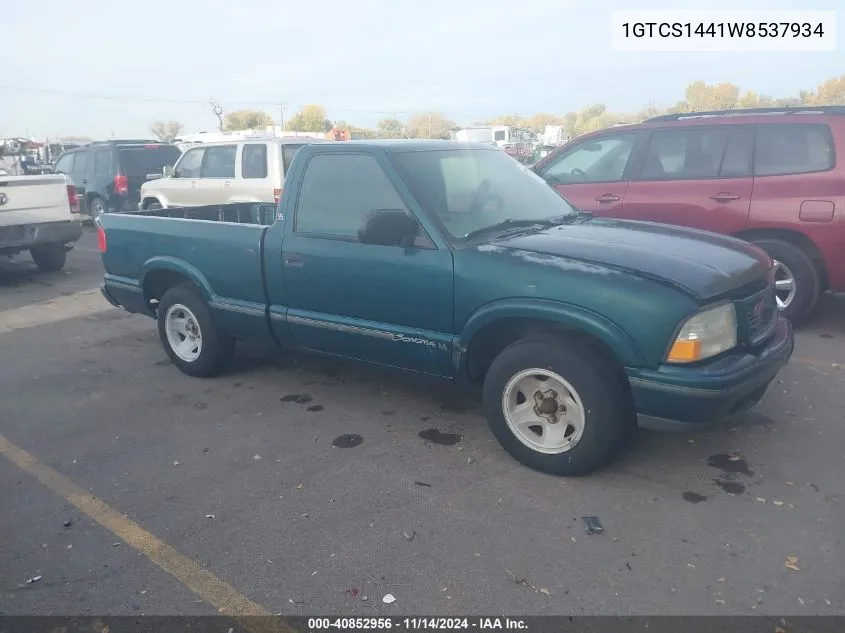 1998 GMC Sonoma Sls VIN: 1GTCS1441W8537934 Lot: 40852956