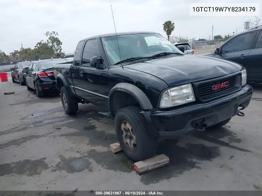 1GTCT19W7Y8234179 2000 GMC Sonoma Sls