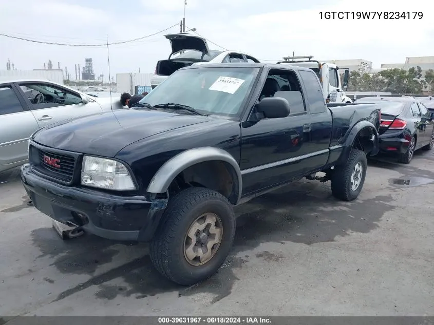 1GTCT19W7Y8234179 2000 GMC Sonoma Sls