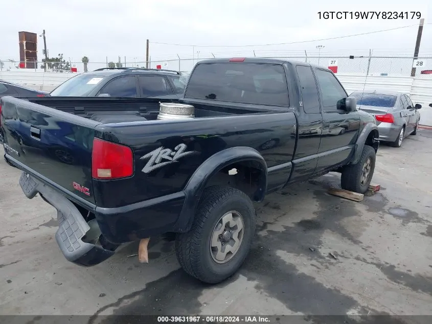 2000 GMC Sonoma Sls VIN: 1GTCT19W7Y8234179 Lot: 39631967