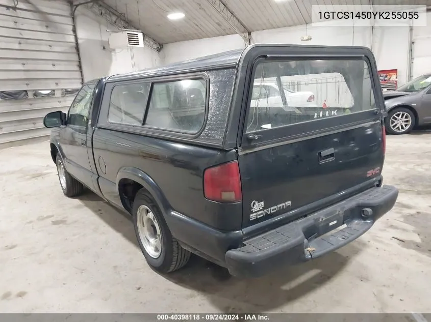 1GTCS1450YK255055 2000 GMC Sonoma Sls