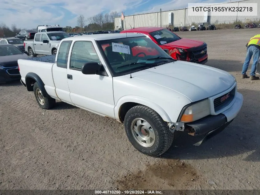 2000 GMC Sonoma Sls VIN: 1GTCS1955YK232718 Lot: 40710250