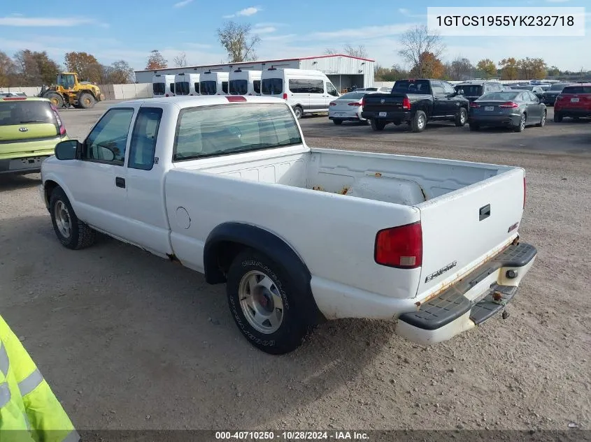 1GTCS1955YK232718 2000 GMC Sonoma Sls