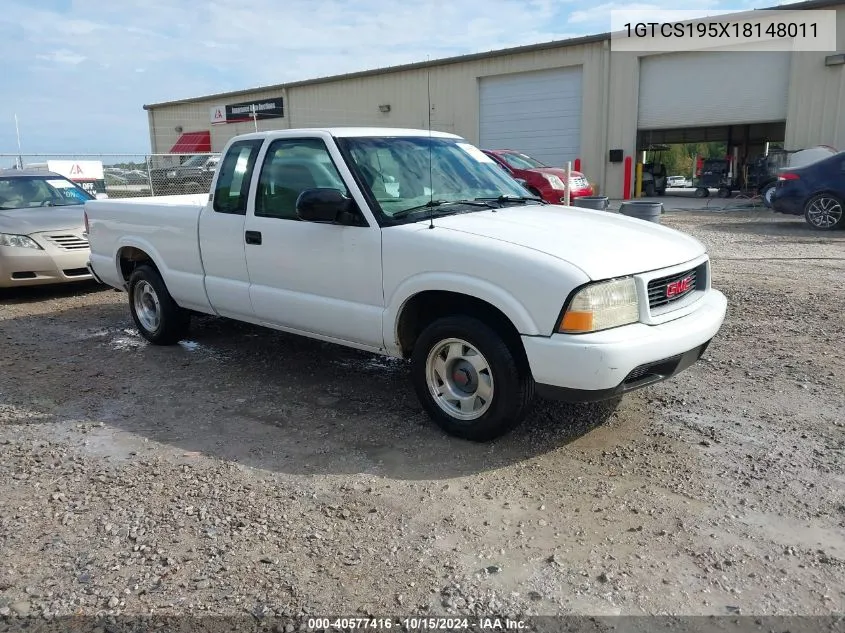 1GTCS195X18148011 2001 GMC Sonoma Sls