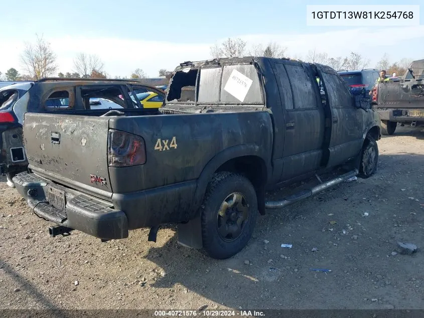 1GTDT13W81K254768 2001 GMC Sonoma Sls