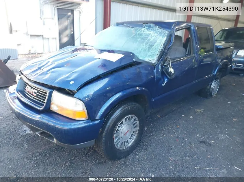 2001 GMC Sonoma Sls VIN: 1GTDT13W71K254390 Lot: 40723120