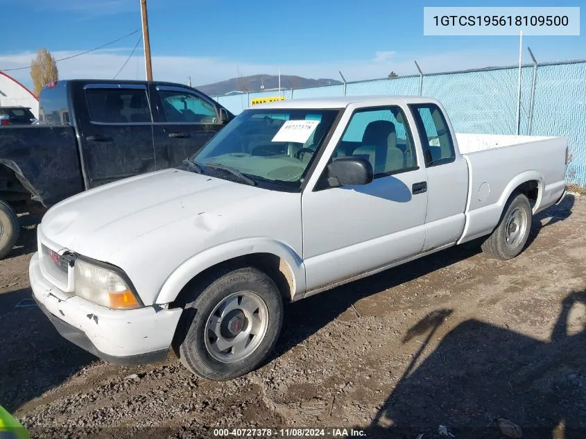 2001 GMC Sonoma Sls VIN: 1GTCS195618109500 Lot: 40727378