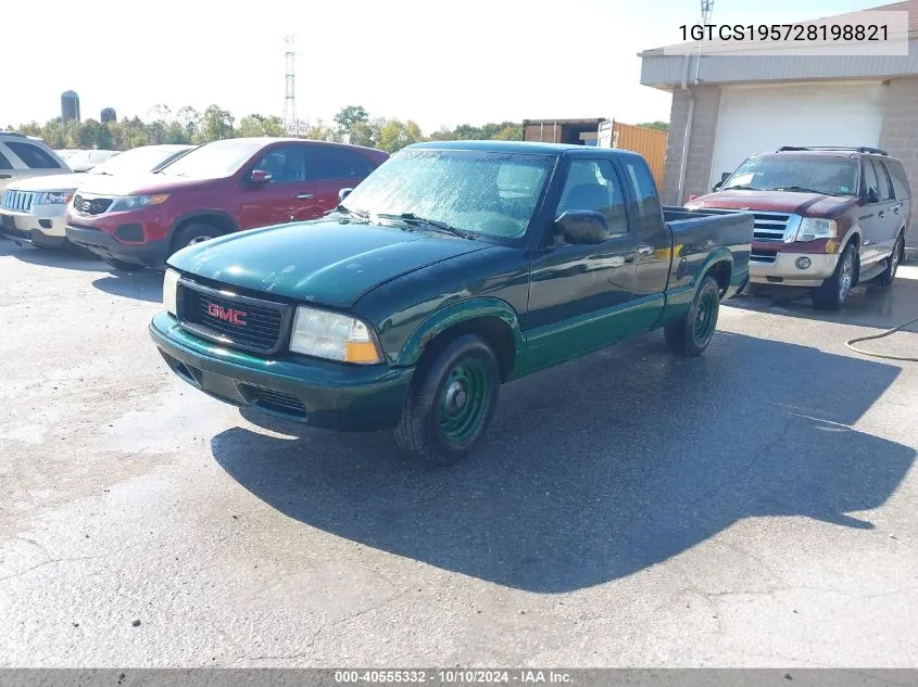 1GTCS195728198821 2002 GMC Sonoma Sl