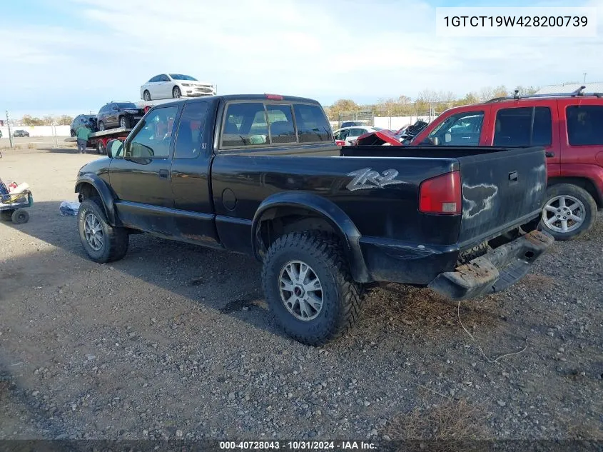 1GTCT19W428200739 2002 GMC Sonoma Sls