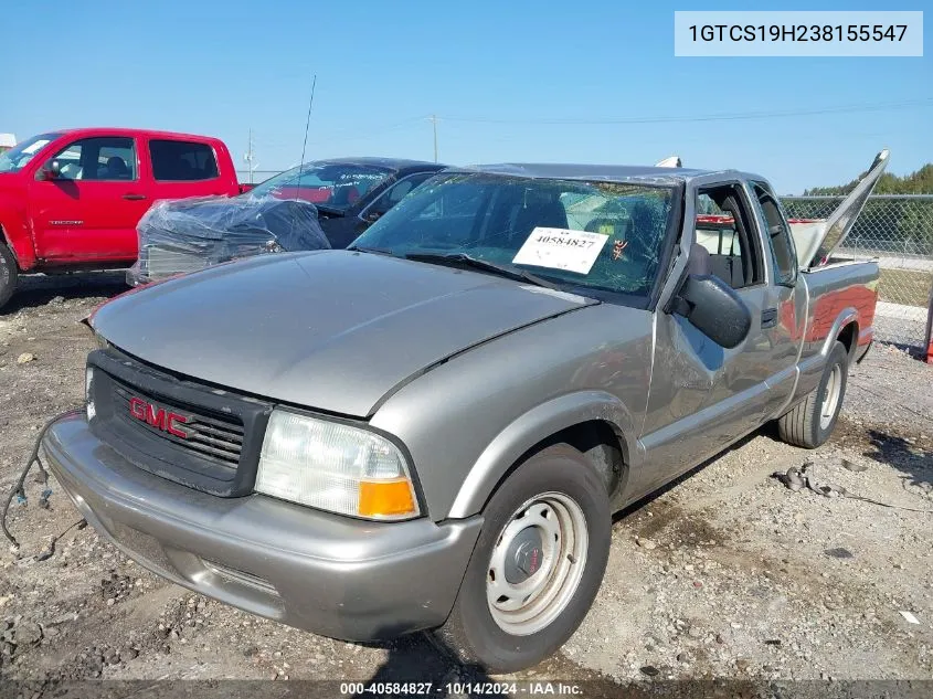 1GTCS19H238155547 2003 GMC Sonoma