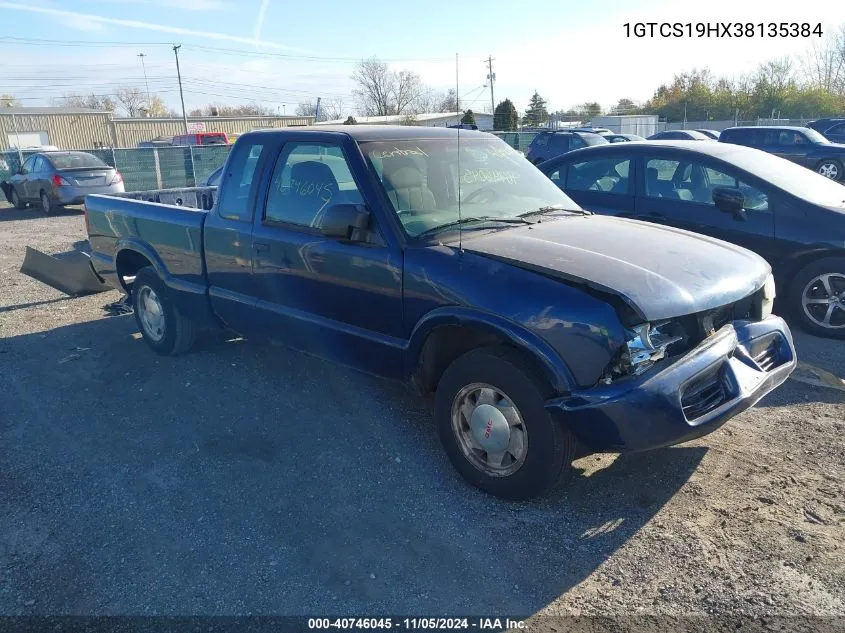 2003 GMC Sonoma Sls VIN: 1GTCS19HX38135384 Lot: 40746045