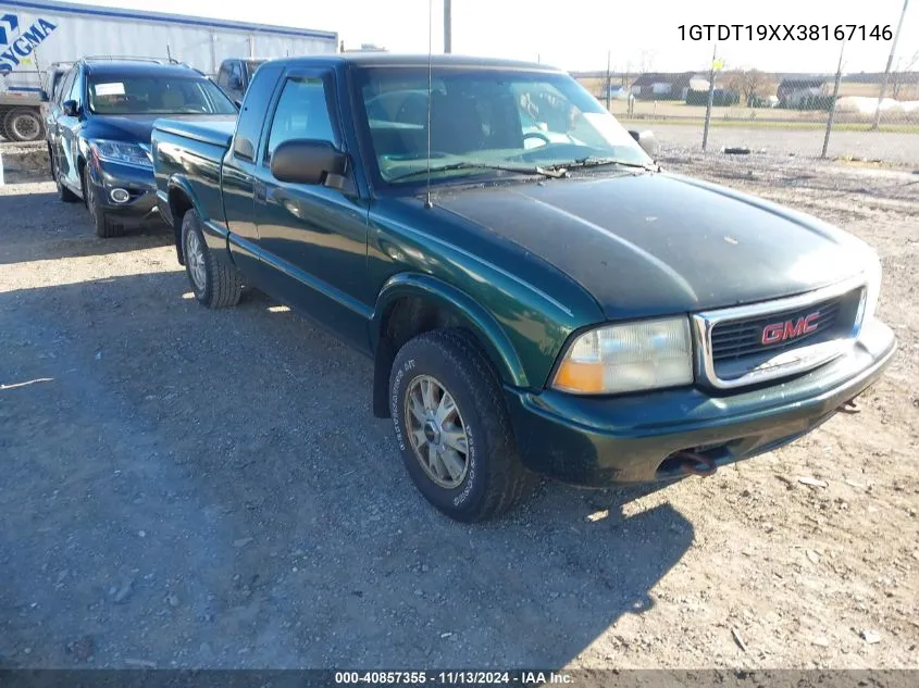 2003 GMC Sonoma Sls VIN: 1GTDT19XX38167146 Lot: 40857355