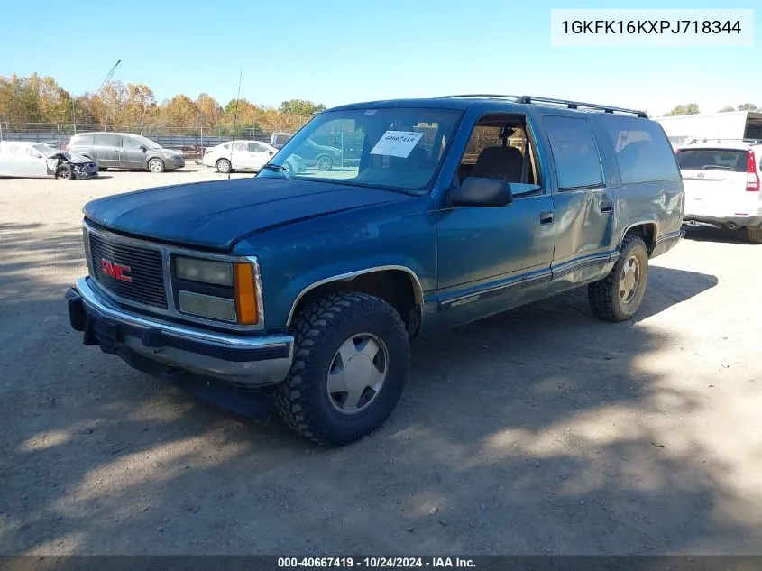 1993 GMC Suburban K1500 VIN: 1GKFK16KXPJ718344 Lot: 40667419