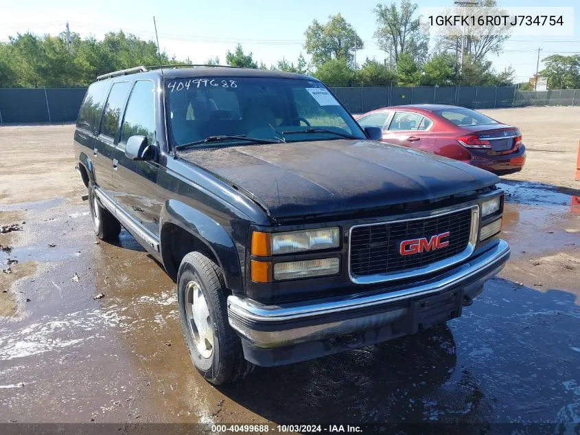 1996 GMC Suburban K1500 VIN: 1GKFK16R0TJ734754 Lot: 40499688