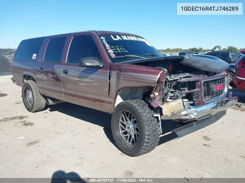 1996 GMC Suburban C1500 VIN: 1GDEC16R4TJ746289 Lot: 40793707