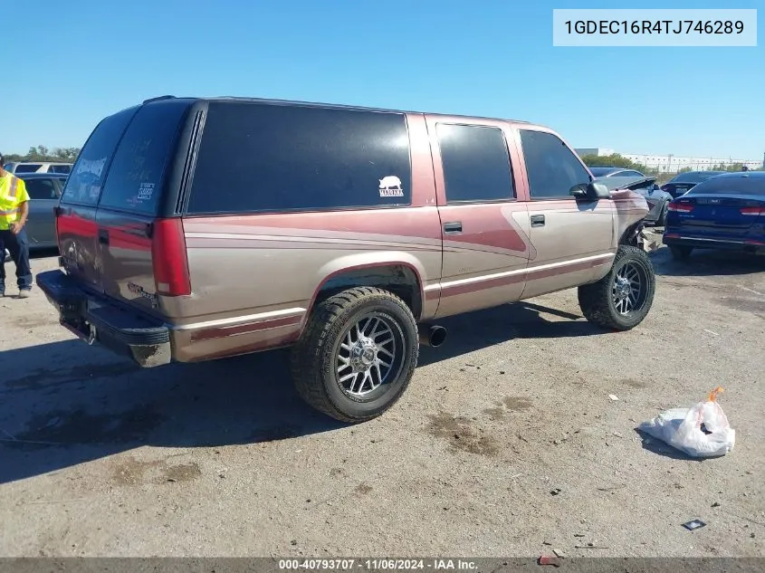 1996 GMC Suburban C1500 VIN: 1GDEC16R4TJ746289 Lot: 40793707