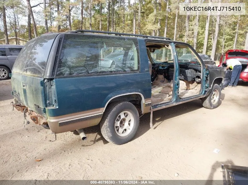 1996 GMC Suburban C1500 VIN: 1GKEC16R4TJ715410 Lot: 40795383