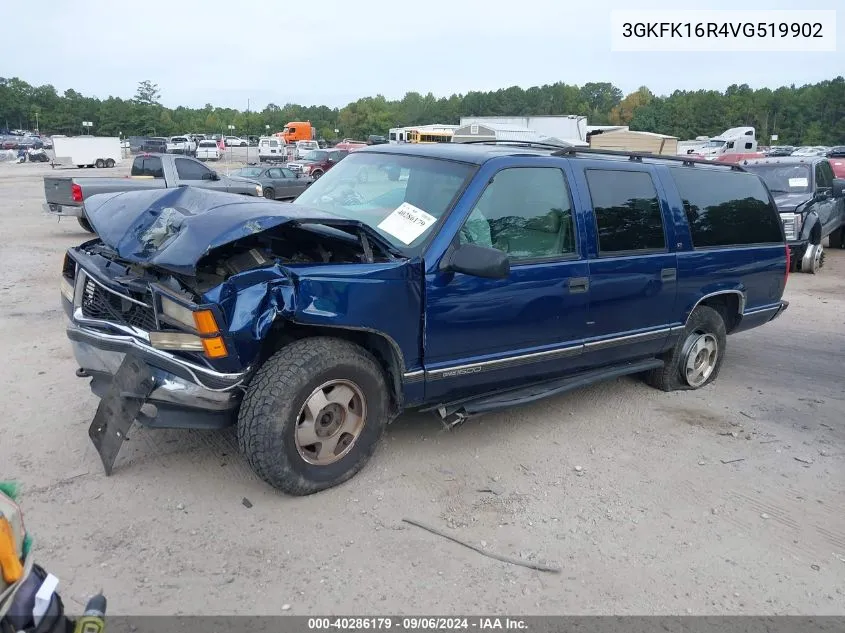 1997 GMC Suburban K1500 VIN: 3GKFK16R4VG519902 Lot: 40286179