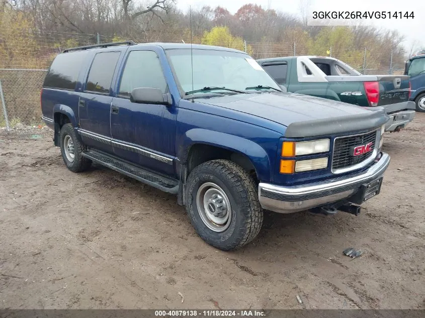 1997 GMC Suburban K2500 VIN: 3GKGK26R4VG514144 Lot: 40879138