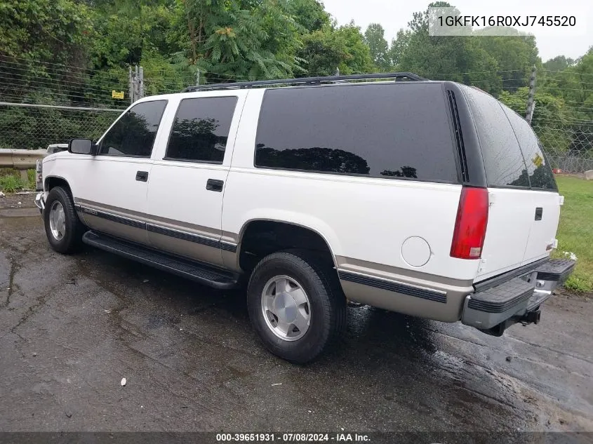 1GKFK16R0XJ745520 1999 GMC Suburban 1500 Sl