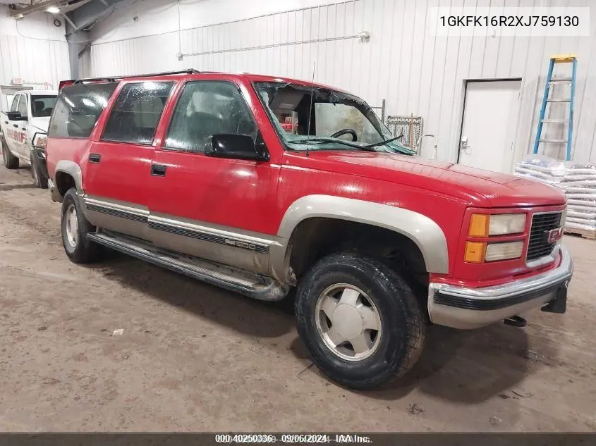 1999 GMC Suburban 1500 Sl VIN: 1GKFK16R2XJ759130 Lot: 40250336