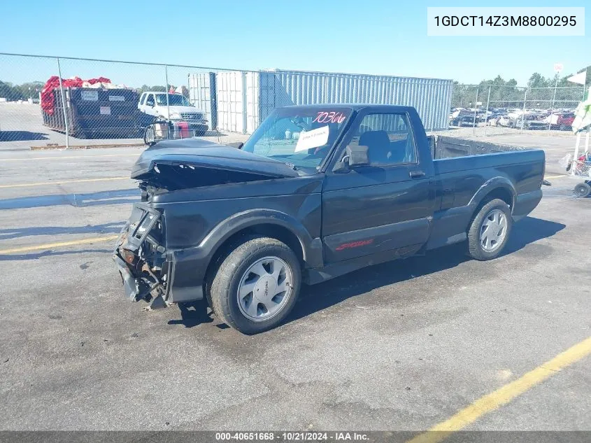 1991 GMC Syclone VIN: 1GDCT14Z3M8800295 Lot: 40651668