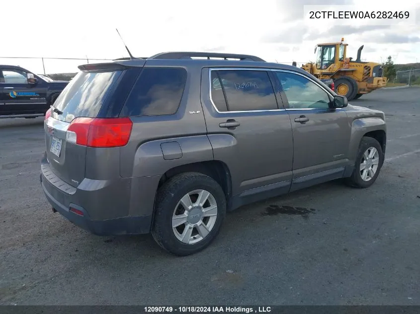 2010 GMC Terrain VIN: 2CTFLEEW0A6282469 Lot: 12090749