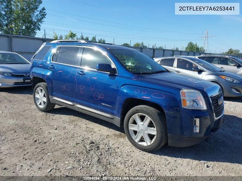 2010 GMC Terrain VIN: 2CTFLEEY7A6253441 Lot: 12094594