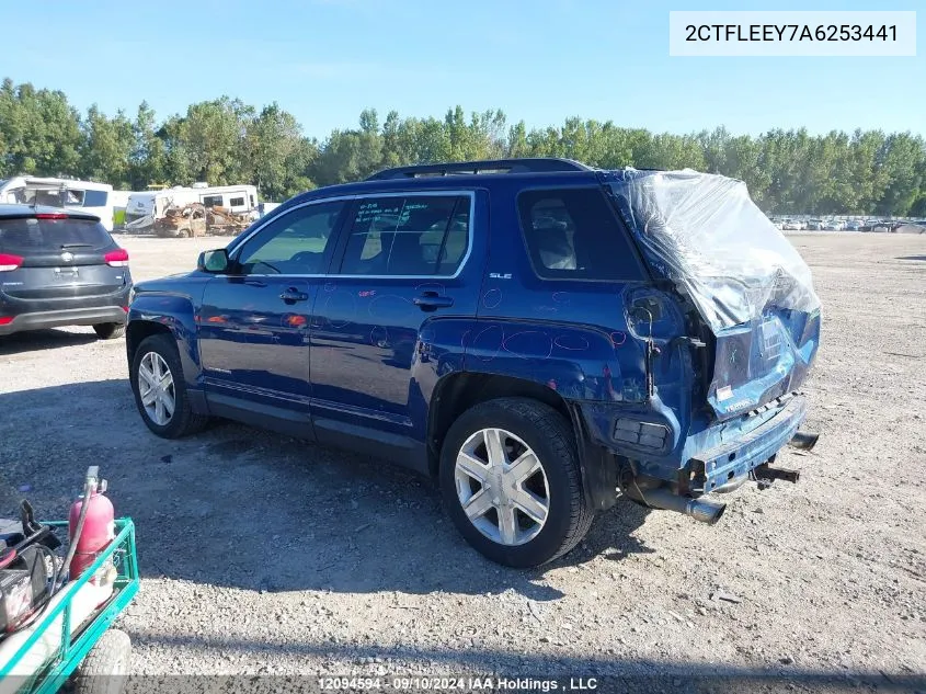 2010 GMC Terrain VIN: 2CTFLEEY7A6253441 Lot: 12094594