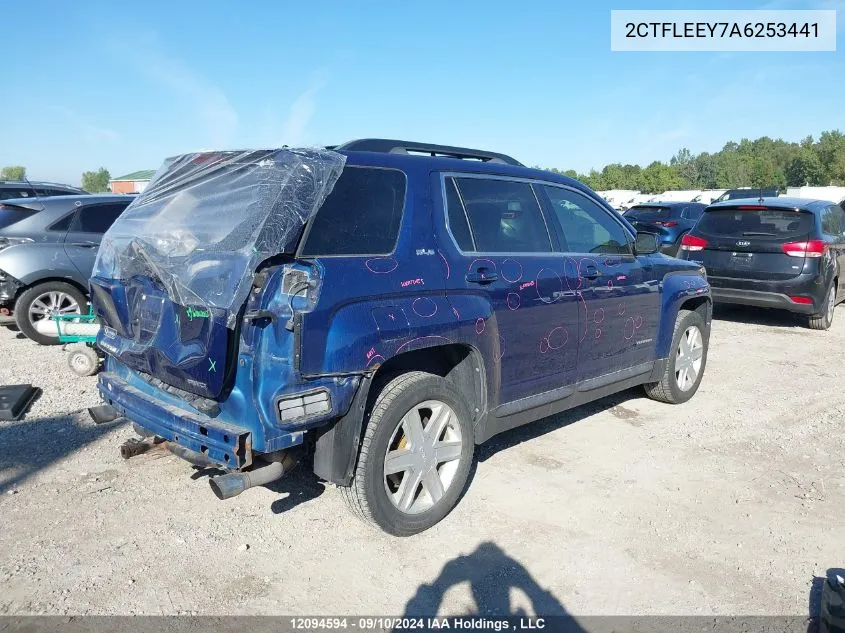 2010 GMC Terrain VIN: 2CTFLEEY7A6253441 Lot: 12094594