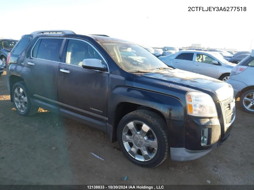 2010 GMC Terrain VIN: 2CTFLJEY3A6277518 Lot: 12138833