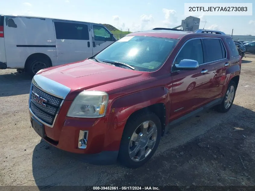 2010 GMC Terrain Slt-2 VIN: 2CTFLJEY7A6273083 Lot: 39452861