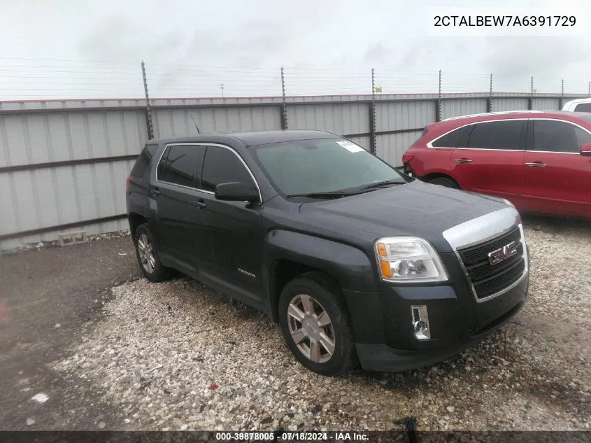 2010 GMC Terrain Sle-1 VIN: 2CTALBEW7A6391729 Lot: 39878005