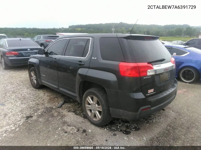 2CTALBEW7A6391729 2010 GMC Terrain Sle-1