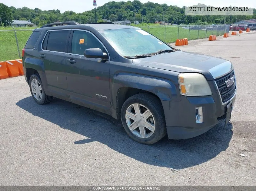 2010 GMC Terrain Sle-2 VIN: 2CTFLDEY6A6363536 Lot: 39966106