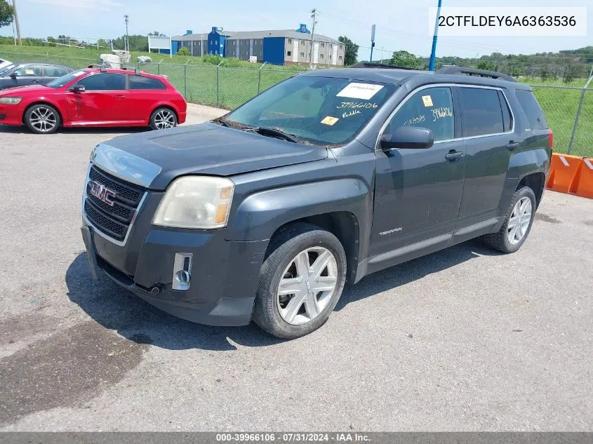 2010 GMC Terrain Sle-2 VIN: 2CTFLDEY6A6363536 Lot: 39966106