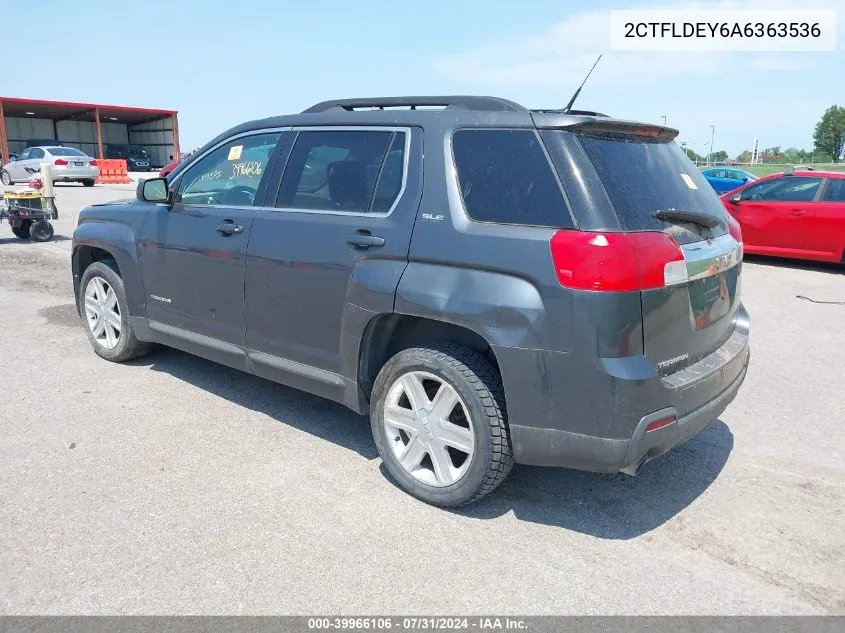 2CTFLDEY6A6363536 2010 GMC Terrain Sle-2