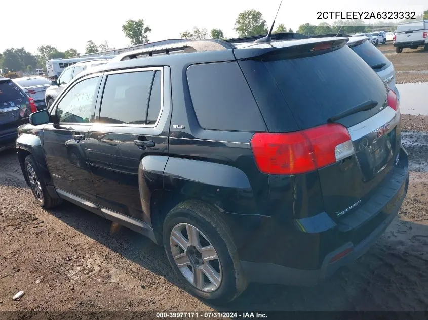 2010 GMC Terrain Sle-2 VIN: 2CTFLEEY2A6323332 Lot: 39977171