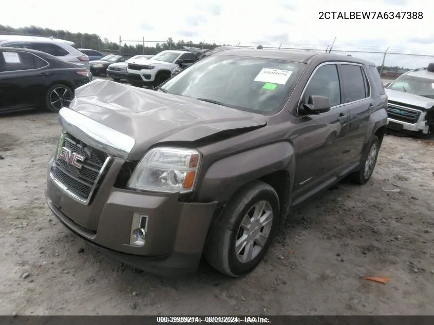 2CTALBEW7A6347388 2010 GMC Terrain Sle-1