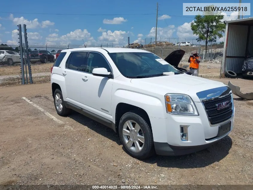 2CTALBEWXA6255918 2010 GMC Terrain Sle