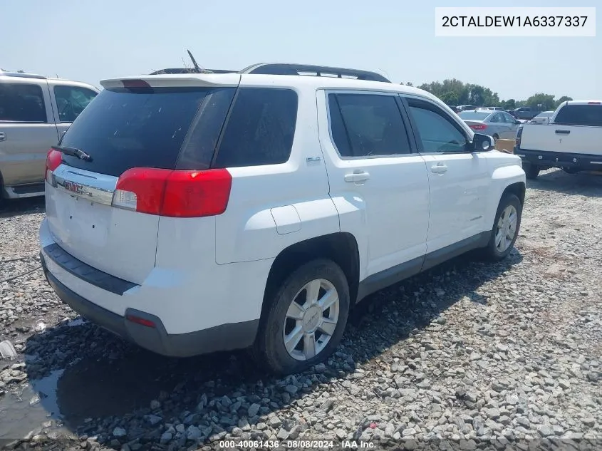 2010 GMC Terrain Sle-2 VIN: 2CTALDEW1A6337337 Lot: 40061436