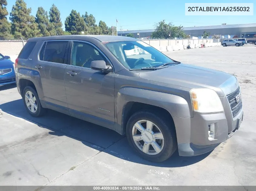 2010 GMC Terrain Sle-1 VIN: 2CTALBEW1A6255032 Lot: 40093834